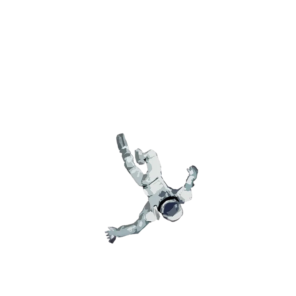 astronaut fallen
